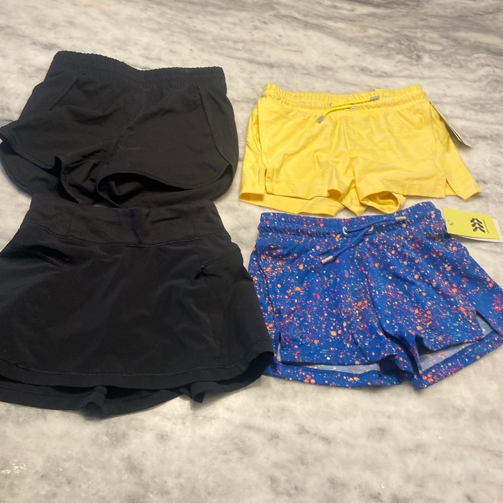 Bundle of All in Motion size XS (4/5) 3 pair of shorts, one skort